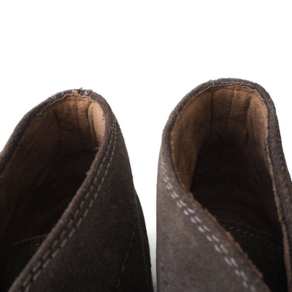 Eddie Bauer Bruce Suede Chukka Ankle Boots Grey / Blue Laces & Stitching Men 10M - Picture 11 of 11